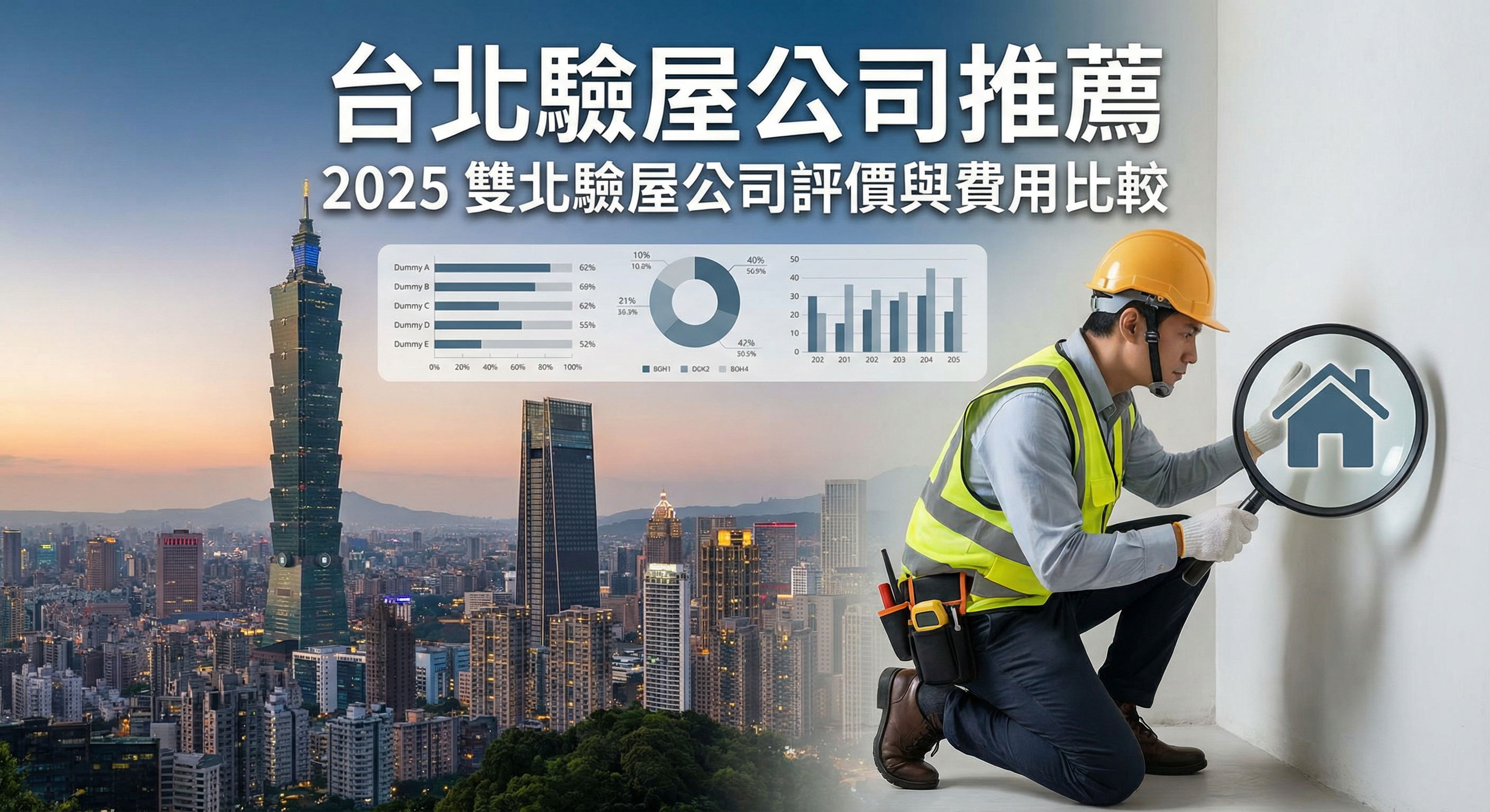 台北驗屋公司推薦｜2025 雙北驗屋公司評價與費用比較